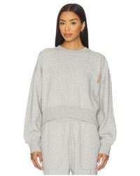 Lunya - Silksweats Midweight Reversible Seamed Sweatshirt - Lyst