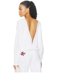 Frankie's Bikinis - X Devon Lee Carlson Robertson Terry Sweatshirt - Lyst