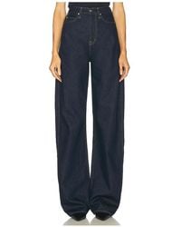 GRLFRND - Austen High Rise Curve En Color Azul Talla (También En 25, 24, 26, 27, 28, 29, 30, 31, 32) - Lyst