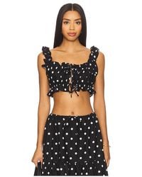 WeWoreWhat - X Revolve Double Tie Top - Lyst