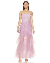 BCBGMAXAZRIA - Corset Tulle Gown - Lyst