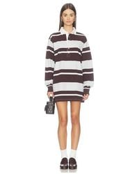 GOOD AMERICAN - The Knit Rugby Mini Dress - Lyst