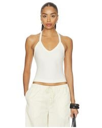 ÉTERNE - V-Neck Racerback Tank - Lyst