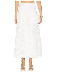 Alexis - Falda Bria En Color Blanco Talla (También En M, S) - Lyst