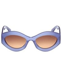 PUCCI - Oval Sunglasses - Lyst