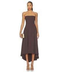 Susana Monaco - Strapless High Low Dress - Lyst