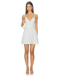 LoveShackFancy - ROBE ZIRELLE en Baby Blue - Lyst