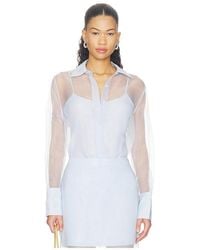 Jonathan Simkhai - Loen Long Sleeve Shirt - Lyst