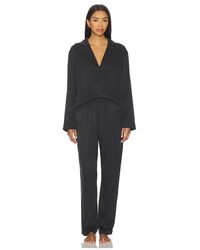 Lunya - Washable Silk Long Sleeve Pant Set - Lyst