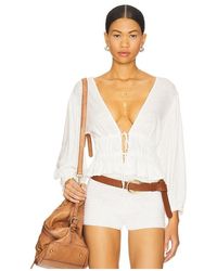 Free People - Lets Go Blouse - Lyst