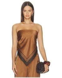 SER.O.YA - Hark Satin Top - Lyst