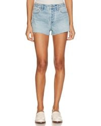 GRLFRND - Cindy High Rise Cut Off - Lyst