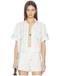 Kulani Kinis - Cropped Button Up Shirt - Lyst