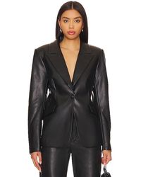 GOOD AMERICAN - LEATHER TAILLIERTER BLAZER BETTER THAN - Lyst