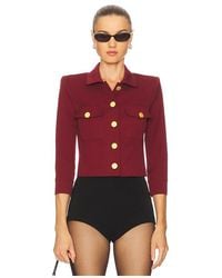 L'Agence - Kumi Cropped Fitted Jacket - Lyst
