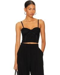 Alice + Olivia - Alice + Olivia Damia Ruched Bustier - Lyst