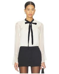 Polo Ralph Lauren - Crinkle Long Sleeve Top - Lyst