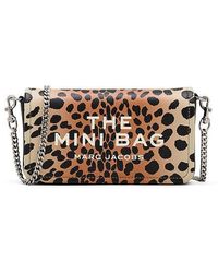 Marc Jacobs - The Cheetah Leather Chain Mini Bag - Lyst