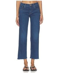 Mother - The Mid Rise Rambler Zip Flood Jeans - Lyst
