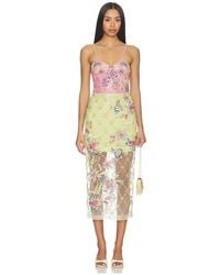 La Fuori - Embroidered Dress - Lyst