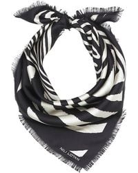 Nili Lotan - Zebra Twill Scarf - Lyst