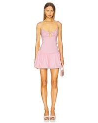 chinese dress ladies Polka Dot Satin Puff Ball Mini Dress