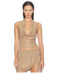 HAELO - Cowl Halter Top - Lyst