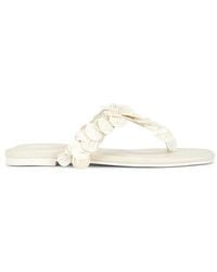Jonathan Simkhai - Elin Natural Shell Beaded Thong Sandal - Lyst