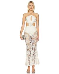 PATBO - Embroidered Maxi Dress - Lyst