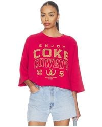 The Laundry Room - Enjoy Coke Cowboy Horseshoe Crop Jumper - Lyst