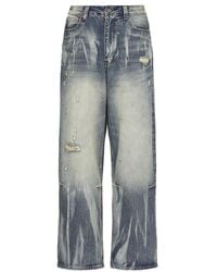 Jaded London - Super Bleached Scuff Xl Colossus Jeans - Lyst