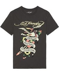 Ed Hardy - Camiseta Eagle En Talla (También En M, S) - Lyst