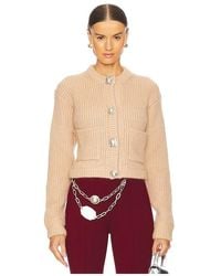 Area - Gemstone Button Cardigan - Lyst