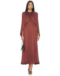 WeWoreWhat - Halter Cape Midi Dress - Lyst
