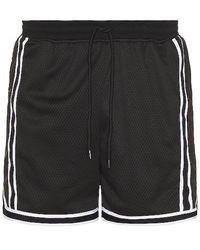 John Elliott - VON CREOLEN INSPIRIERTE SHORTS AUS MESH IN CROPPED-LÄNGE - Lyst