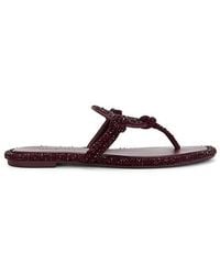 Tory Burch - Miller Knotted Pave Sandal - Lyst