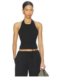 St. Agni - Soft Jersey Halter Top - Lyst