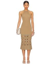 Tularosa - Finley Crochet Midi Dress - Lyst