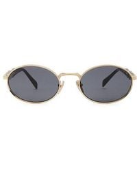 Prada - Oval Sunglasses - Lyst