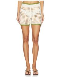 superdown - Bronwin Short En Color Crema Talla (También En Xs, S, M) - Lyst