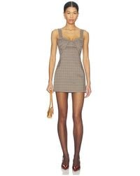 Amanda Uprichard - Soho Skort Romper En Color Marrón Talla (También En M, S, Xl, Xs) - Lyst