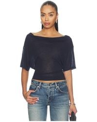 EB DENIM - Madeo Cowl Neck Tee - Lyst