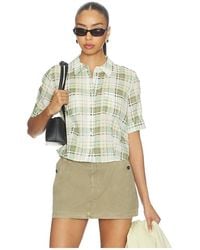 FRAME - The Plaid Utility Shirt - Lyst