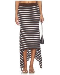 Monse - Stripe Cascade Skirt - Lyst