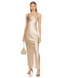 Nicholas - Sally Cowl Neck Maxi Dress - Lyst