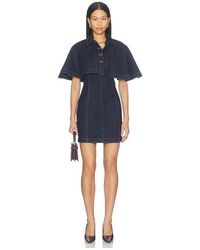 Jonathan Simkhai - Shreya Mini Cape Dress - Lyst