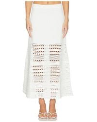 Jonathan Simkhai - Westly Open Stitch Knit Skirt - Lyst