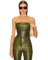 CULTNAKED - Killa Faux Leather Bandeau Top - Lyst