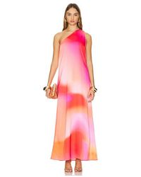 Baobab - Maxikleid Mit Einem Träger Coralina - Lyst