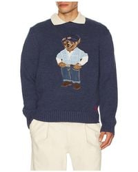 Polo Ralph Lauren - Polo Bear Linen-Cotton Sweater - Lyst